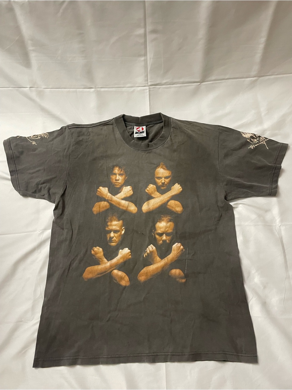 Vintage 1992 Metallica Birth School Death XL T-Shirt Rare Acme